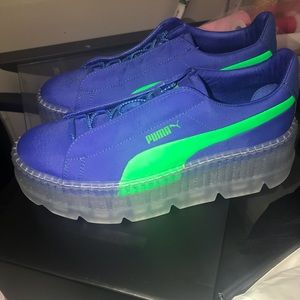 Rihanna Puma Fenty Cleated Creeper Dazzling Blue